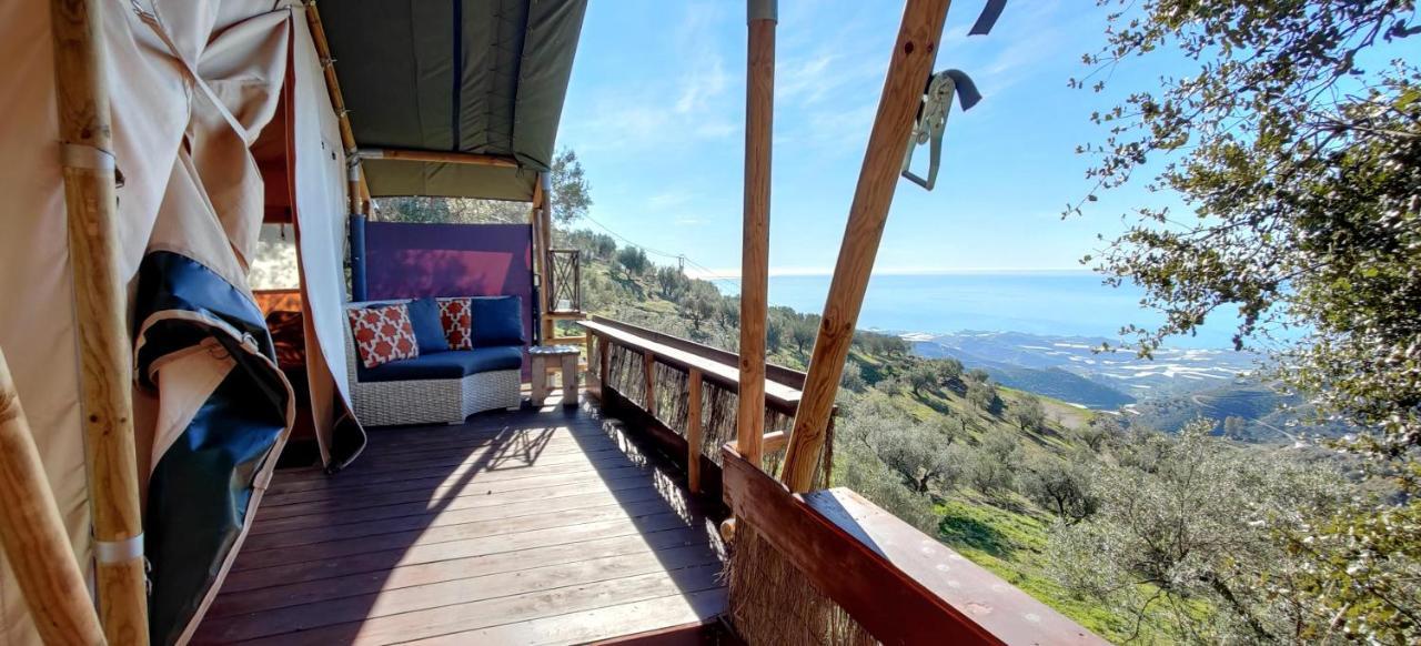 Campo Agave Luxury Tents Sayalonga Εξωτερικό φωτογραφία