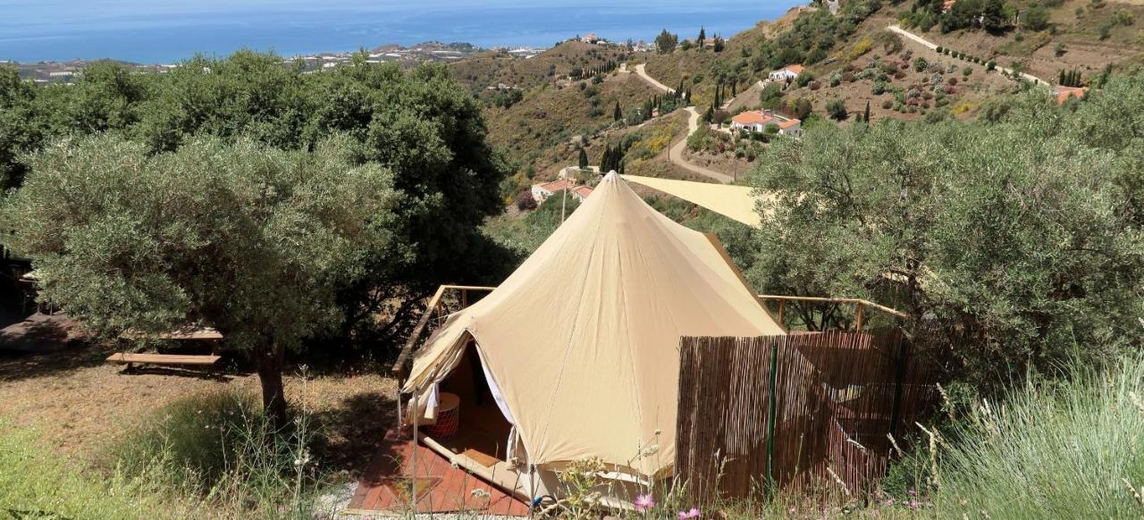 Campo Agave Luxury Tents Sayalonga Εξωτερικό φωτογραφία